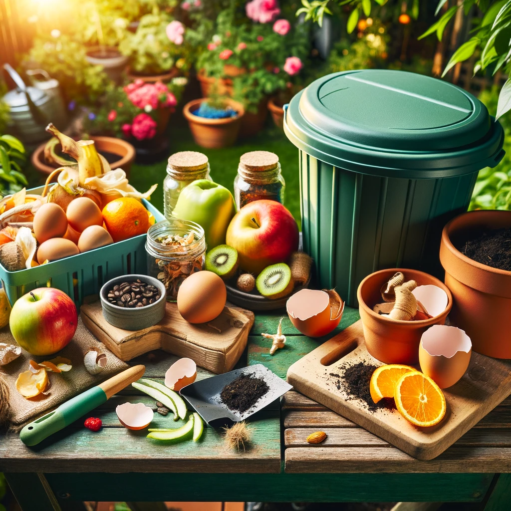 home composting set up